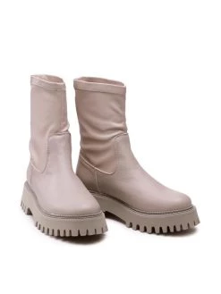 Bronx Bottes de randonnée 47358-A Beige Couleur Beige -Chaussures de trekking Soldes bronx bottes de randonnee 47358 a beige 4