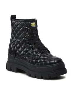 Buffalo Bottes de randonnée Aspha Rld Laceup Mid 1622150 Noir Couleur Noir