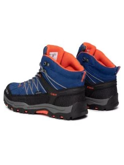 CMP Chaussures de trekking Kids Rigel Mid Trekking Shoes Wp 3Q12944J Bleu Couleur Bleu -Chaussures de trekking Soldes cmp chaussures de trekking kids rigel mid trekking shoes wp 3q12944j bleu 2