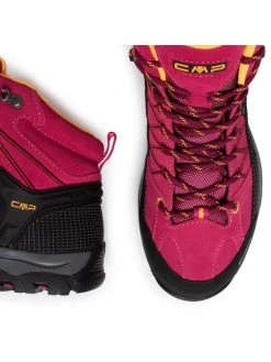 CMP Chaussures de trekking Kids Rigel Mid Trekking Shoes Wp 3Q12944J Rose Couleur Rose -Chaussures de trekking Soldes cmp chaussures de trekking kids rigel mid trekking shoes wp 3q12944j rose 4