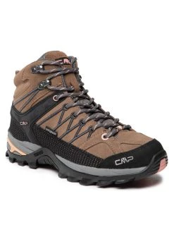 CMP Chaussures de trekking Rigel Mid Wmn Trekking Shoe Wp 3Q12946 Marron Couleur Marron