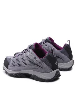 Columbia Chaussures de trekking Crestwood Waterproof BL5372 Gris Couleur Violet -Chaussures de trekking Soldes columbia chaussures de trekking crestwood waterproof bl5372 gris 2