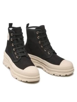 Elisabetta Franchi Bottes de randonnée SA-63B-22E2-V360 Noir Couleur Noir -Chaussures de trekking Soldes elisabetta franchi bottes de randonnee sa 63b 22e2 v360 noir 4