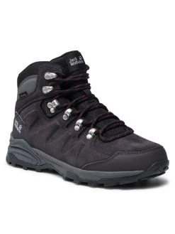 Jack Wolfskin Chaussures de trekking Refugio Texapore Mid W 4050871 Gris Couleur Gris