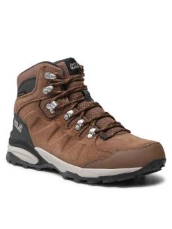 Jack Wolfskin Chaussures de trekking Refugio Texapore Mid W 4050871 Marron Couleur Marron