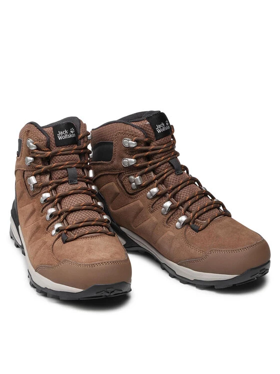 Jack Wolfskin Chaussures de trekking Refugio Texapore Mid W 4050871 Marron Couleur Marron 7 Jack Wolfskin Chaussures de trekking Refugio Texapore Mid W 4050871 Marron Couleur Marron – Image 5