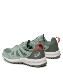 Jack Wolfskin Chaussures de trekking Woodland 2 Texapore Low W 4051341 Vert Couleur Vert -Chaussures de trekking Soldes jack wolfskin chaussures de trekking woodland 2 texapore low w 4051341 vert 2