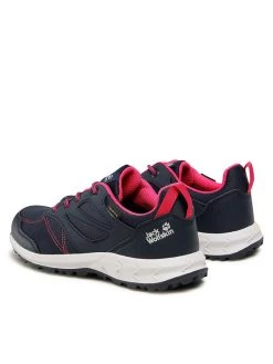 Jack Wolfskin Chaussures de trekking Woodland Texapore Low K 4042162 Bleu marine Couleur Bleu marine -Chaussures de trekking Soldes jack wolfskin chaussures de trekking woodland texapore low k 4042162 bleu marine 1 2