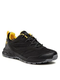 Jack Wolfskin Chaussures de trekking Woodland Texapore Low K 4042162 Noir Couleur Noir