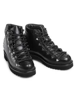 KARL LAGERFELD Bottes de randonnée  KL42853 Noir Couleur Noir -Chaussures de trekking Soldes karl lagerfeld bottes de randonnee kl42853 noir 4