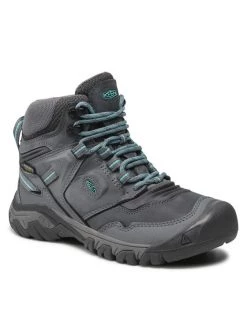 Keen Chaussures de trekking Ridge Flex Mid Wp W 1026085 Gris Couleur Gris