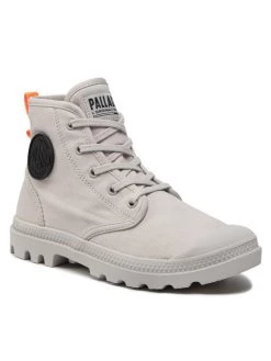 Palladium Bottes de randonnée Pampa Hi Twill 97074-019-M Gris Couleur Gris