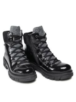 Rieker Bottes de randonnée Z9132-00 Noir Couleur Noir -Chaussures de trekking Soldes rieker bottes de randonnee z9132 00 noir 4