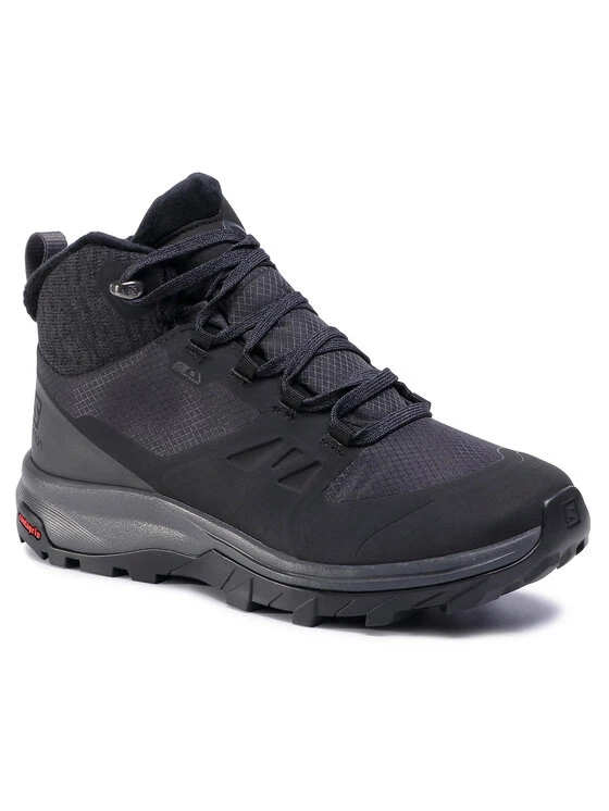 Salomon Chaussures de trekking Outsnap Cswp W 411101 20 V0 Noir Couleur Noir 3 Salomon Chaussures de trekking Outsnap Cswp W 411101 20 V0 Noir Couleur Noir