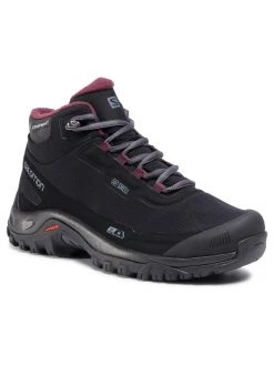 Salomon Chaussures de trekking Shelter Cs Wp W 411105 21 V0 Noir Couleur Noir