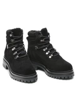 Vero Moda Bottes de randonnée Vmlenny Leather Boot 10255455 Noir Couleur Noir -Chaussures de trekking Soldes vero moda bottes de randonnee vmlenny leather boot 10255455 noir 4