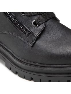 Wrangler Bottes de randonnée Courtney Moto Lace WL22616A Noir Couleur Noir -Chaussures de trekking Soldes wrangler bottes de randonnee courtney moto lace wl22616a noir 5